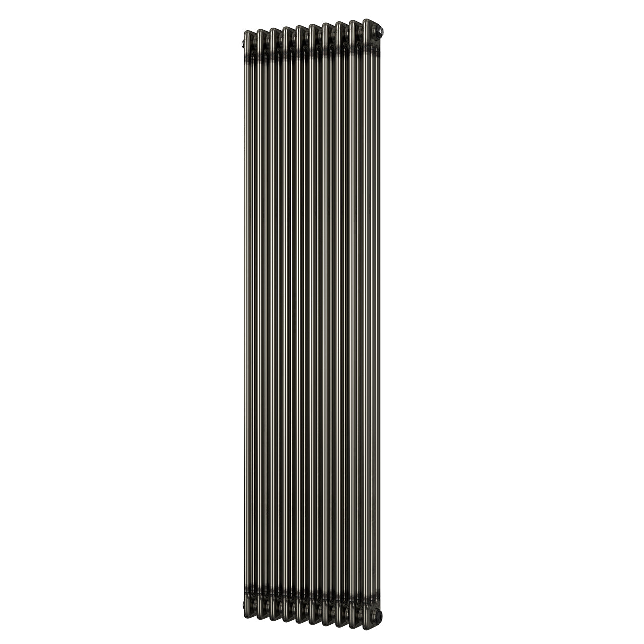 Alpha - Raw Metal Vertical Column Radiator H1800mm x W465mm 3 Column - Feet Included