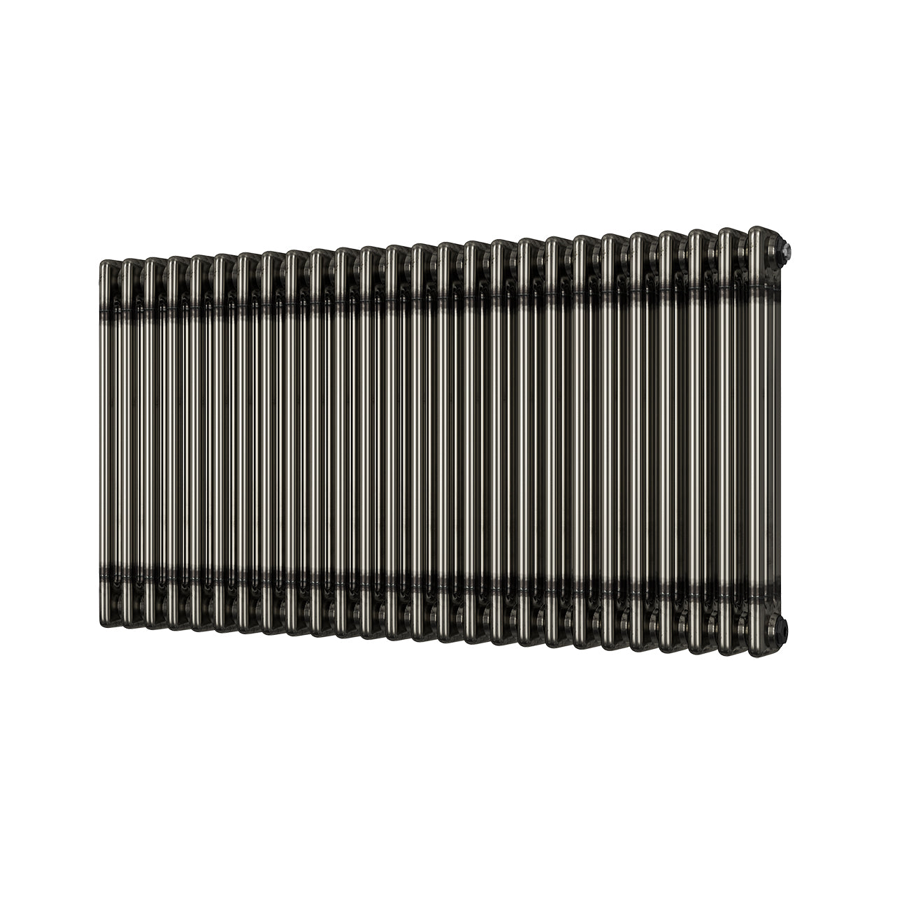 Alpha - Raw Metal Column Radiator H600mm x W1177mm 3 Column - Feet Included