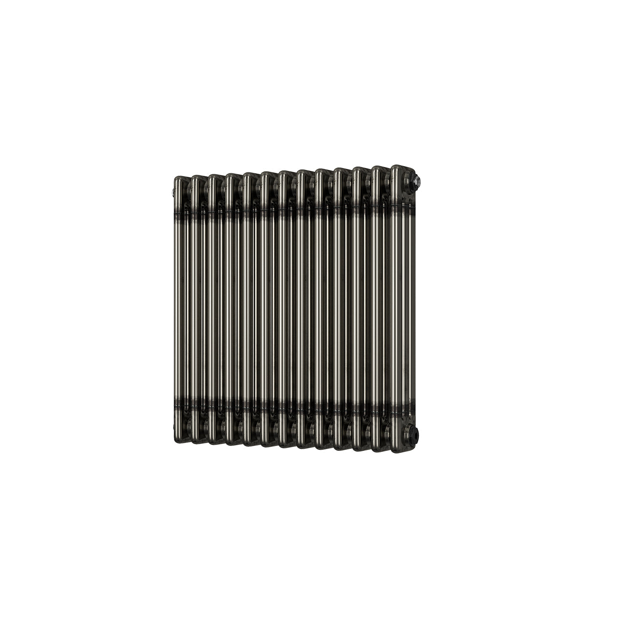 Alpha - Raw Metal Column Radiator H600mm x W599mm 3 Column - Feet Included