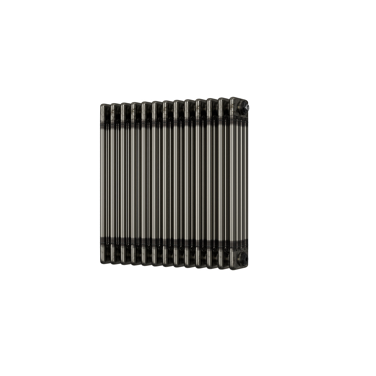 Alpha - Raw Metal Column Radiator H600mm x W592mm 4 Column - Feet Included