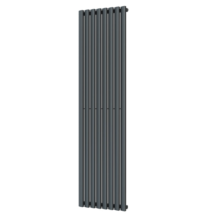 Scalloway - Anthracite Vertical Radiator H1800mm x W475mm Single Panel