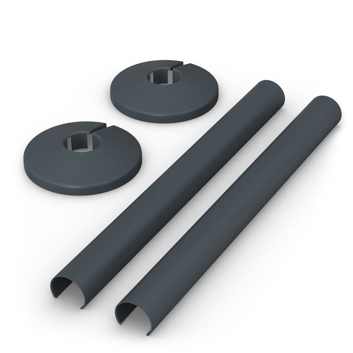 Talus - Anthracite Matt Snap On Pipe Covers 200mm