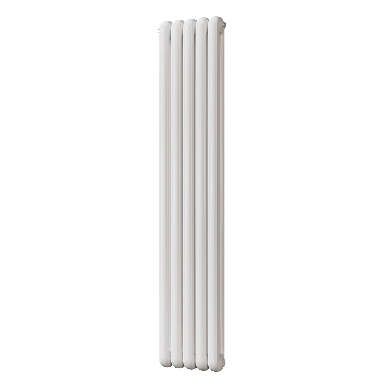 Sherwood - White Vertical Round Top Column Radiator H1800mm x W368mm 2 Column