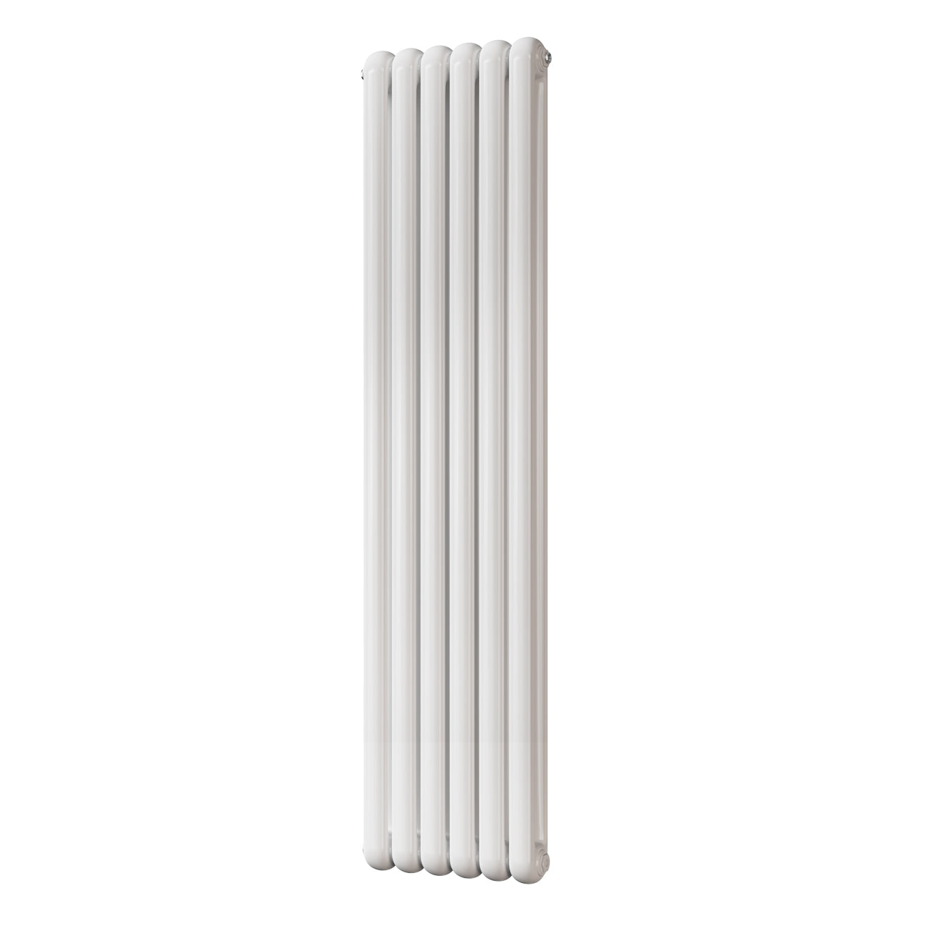 Sherwood - White Vertical Round Top Column Radiator H1800mm x W437mm 2 Column