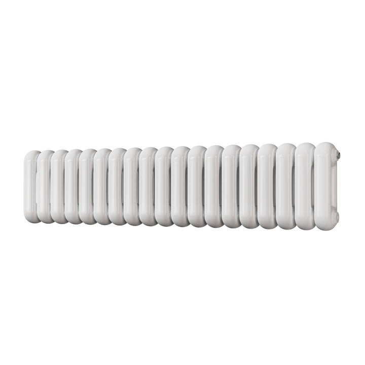 Sherwood - White Round Top Column Radiator H300mm x W1340mm 2 Column