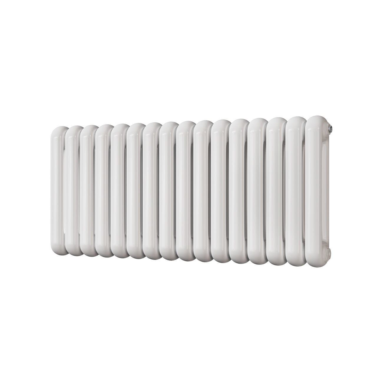 Sherwood - White Round Top Column Radiator H500mm x W1132mm 2 Column