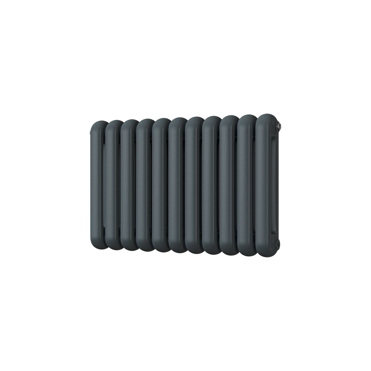 Sherwood - Anthracite Round Top Column Radiator H500mm x W785mm 2 Column