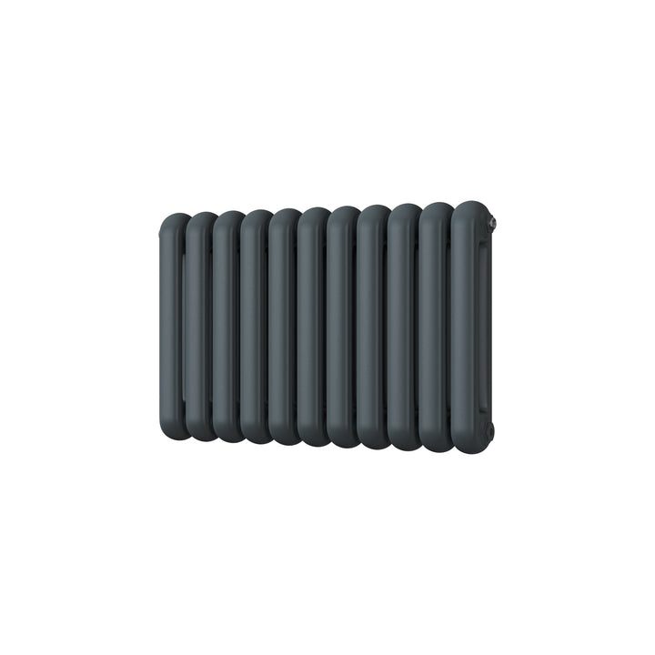 Sherwood - Anthracite Round Top Column Radiator H500mm x W785mm 2 Column