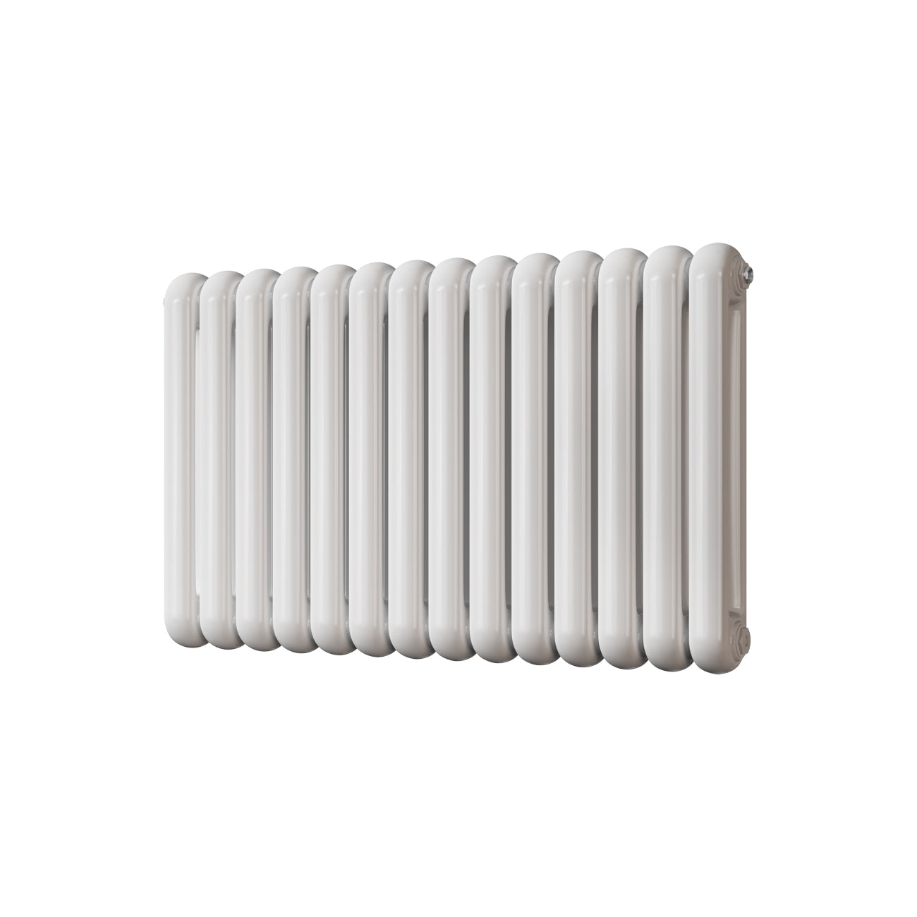 Sherwood - White Round Top Column Radiator H600mm x W993mm 2 Column