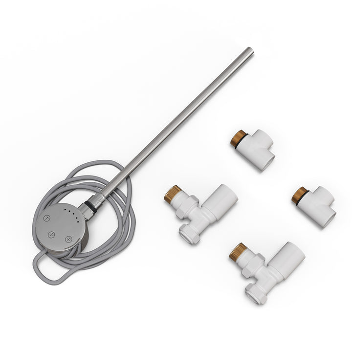 Talus - Dual Fuel Towel Rail Kit 300w Touch Thermostatic White