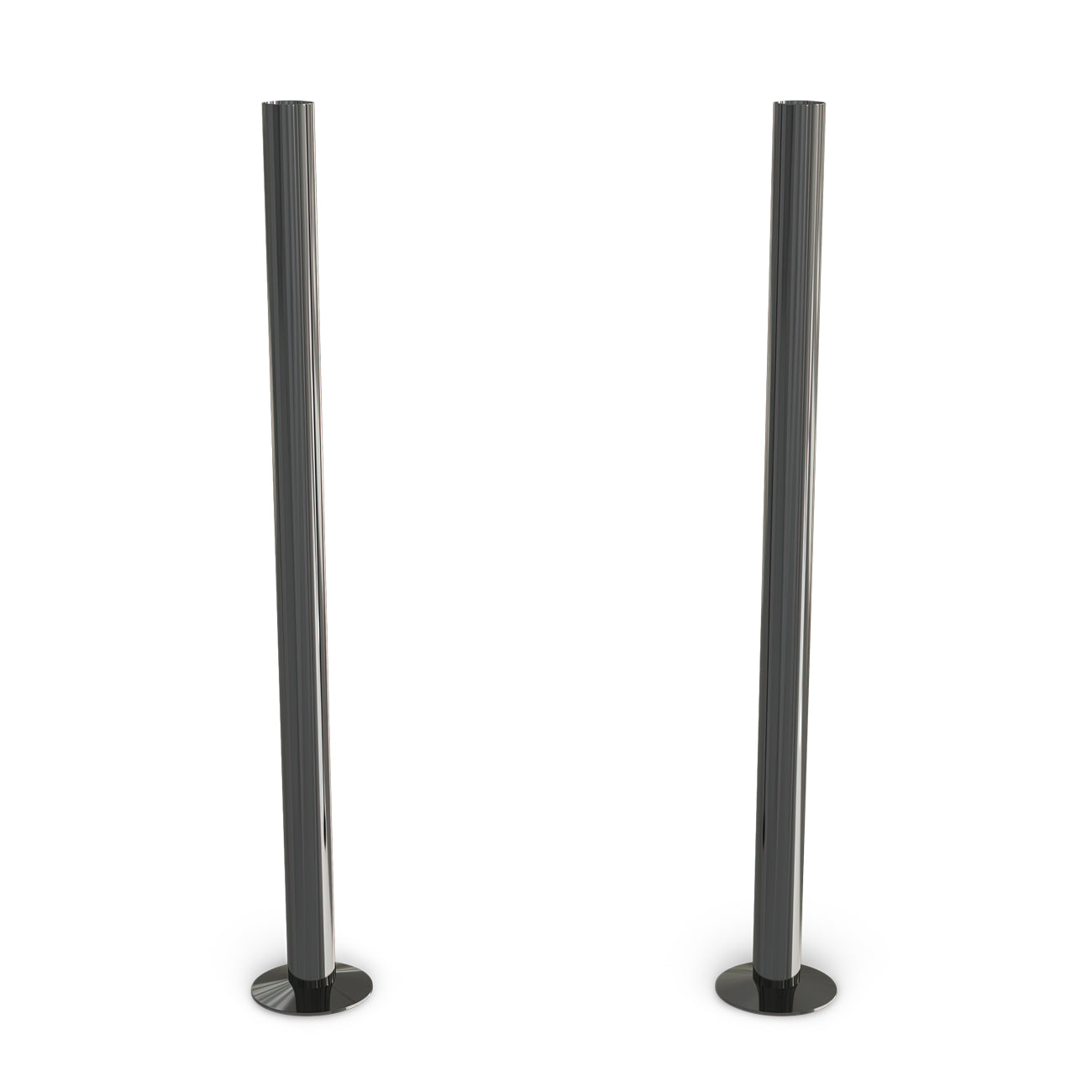 Talus - Black Nickel Polished Pipe Covers 300mm