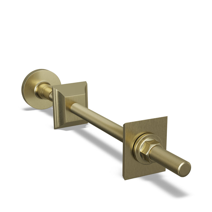 Talus - Brushed Brass Radiator Wall Stay