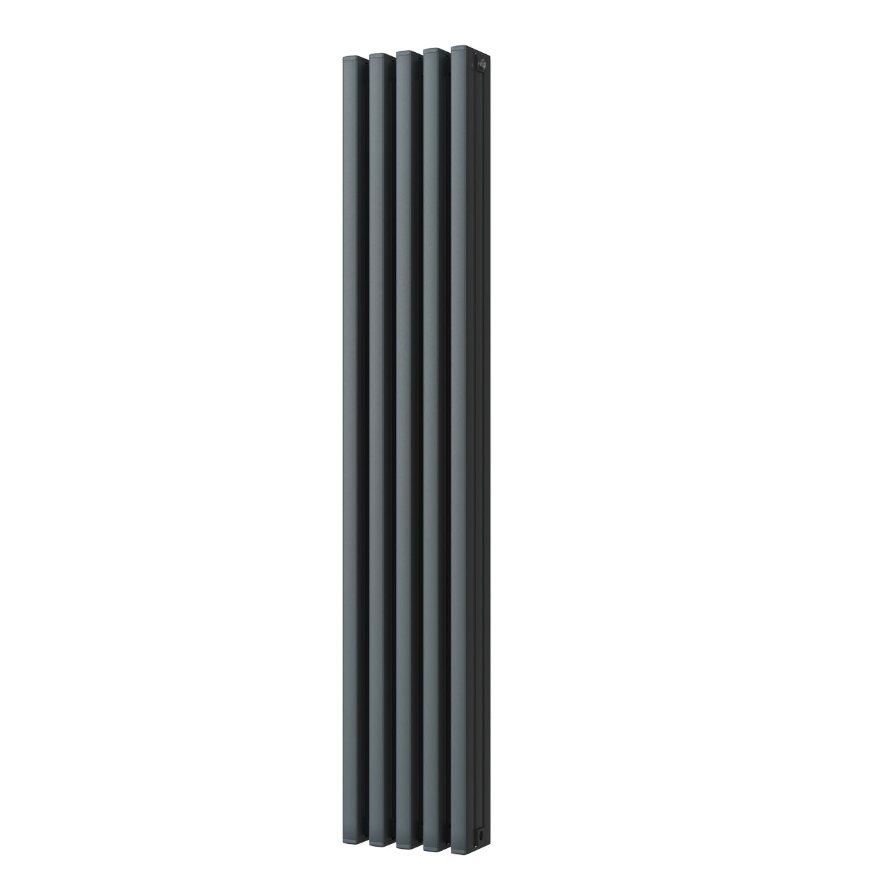Temple - Anthracite Vertical Square Tube Column Radiator H1800mm x W322mm