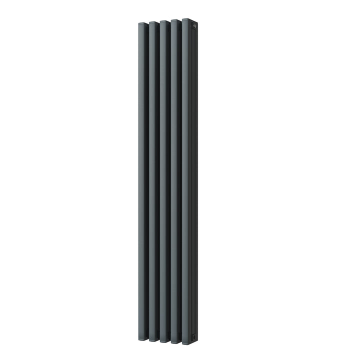 Temple - Anthracite Vertical Square Tube Column Radiator H1800mm x W322mm