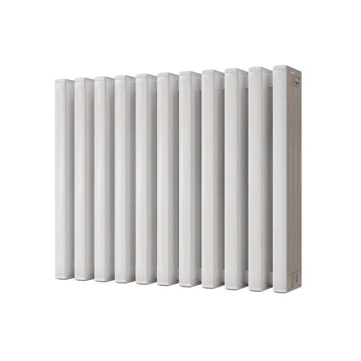 Temple - White Square Tube Column Radiator H600mm x W730mm