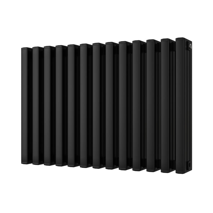 Temple - Black Square Tube Column Radiator H600mm x W886mm