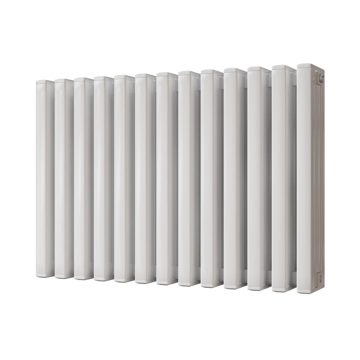 Temple - White Square Tube Column Radiator H600mm x W886mm