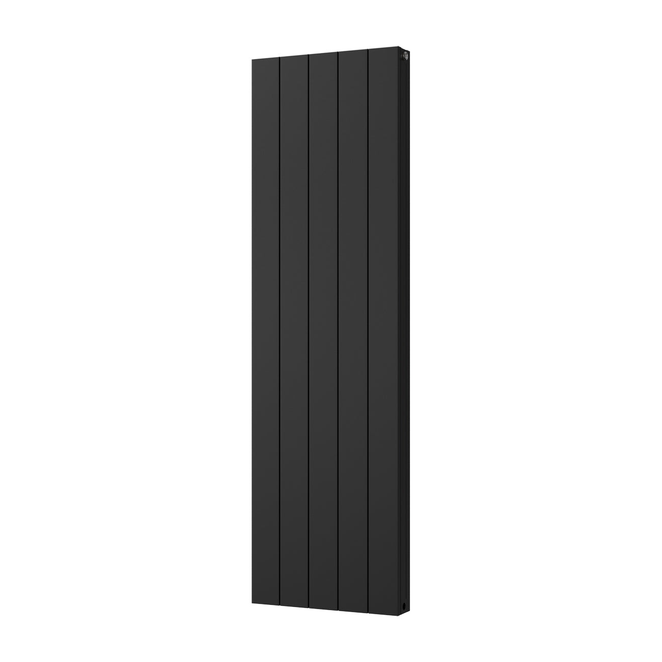 Thetford - Black Vertical Radiator Double Panel H1600mm x W466mm Smooth