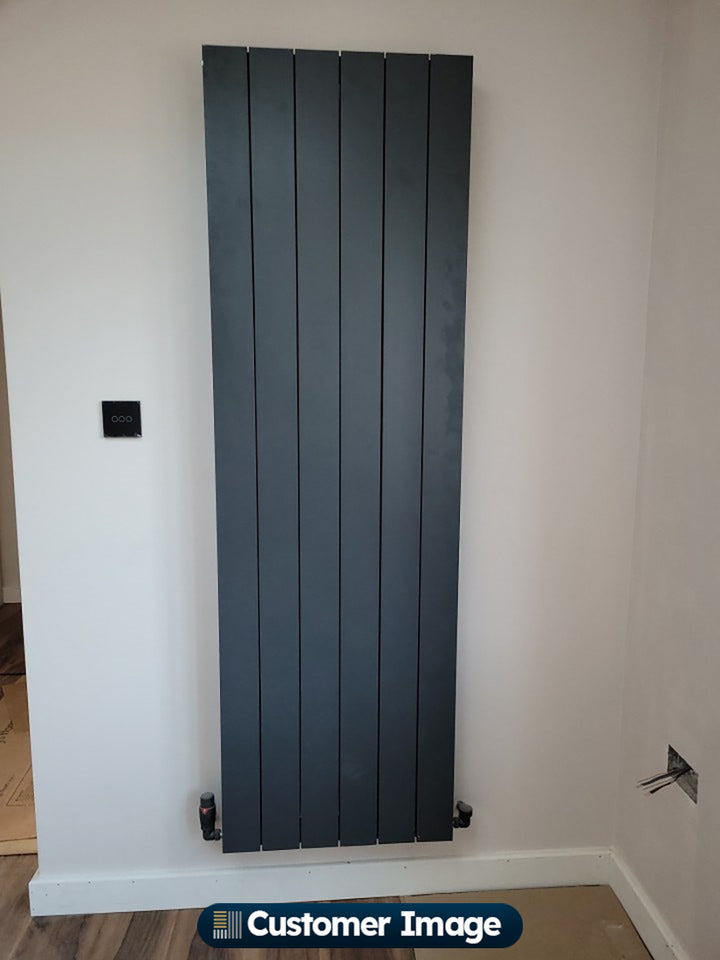 Thetford - Anthracite Vertical Radiator Double Panel H1800mm x W560mm Smooth