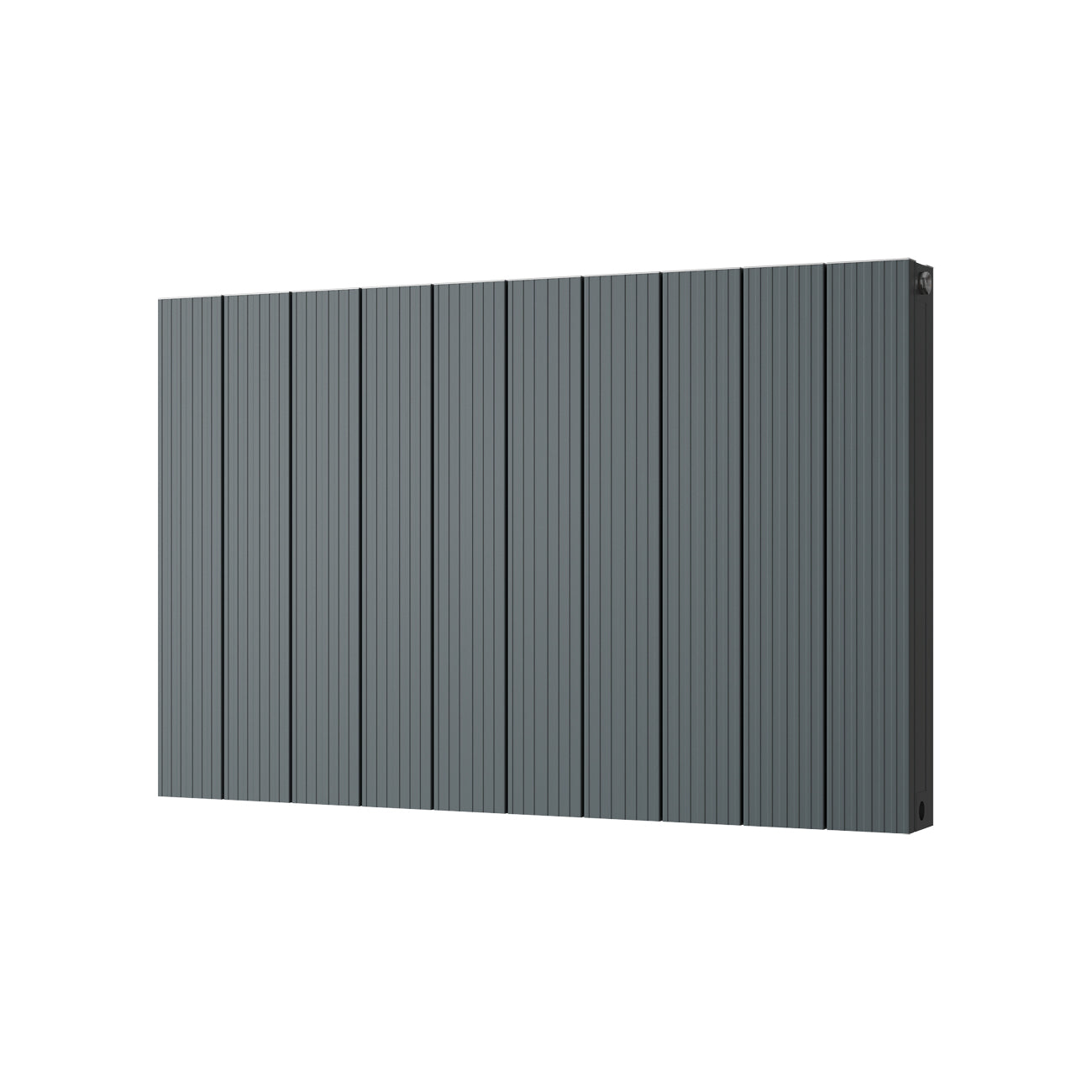 Thetford - Anthracite Horizontal Radiator Double Panel H600mm x W936mm Grooved