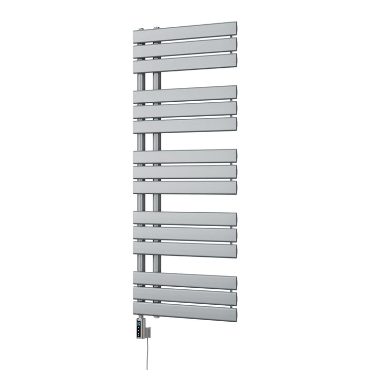 Tristan - Silver Electric Towel Rail H1292mm x W500mm 600w Thermostatic WIFI
