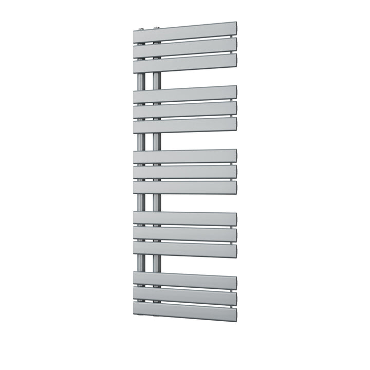 Tristan - Silver Towel Radiator - H1292mm x W500mm