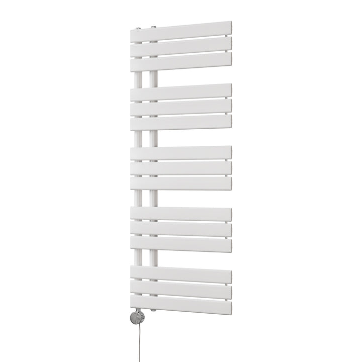 Tristan - White Electric Towel Rail H1292mm x W500mm 600w Thermostatic