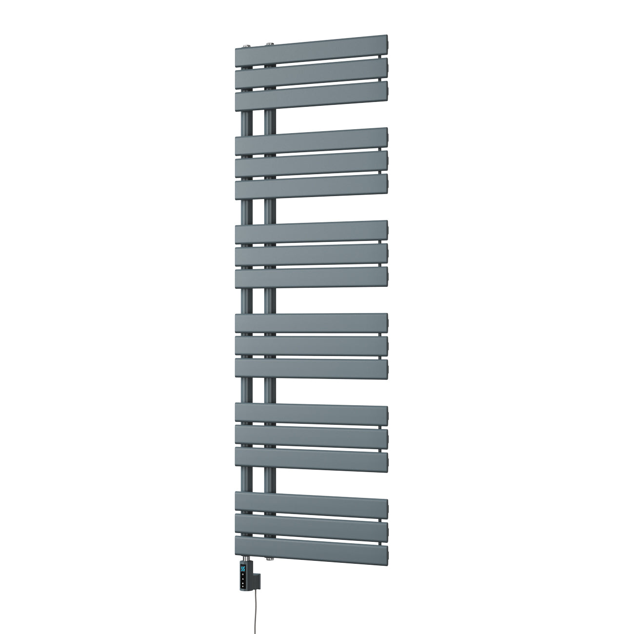 Tristan - Anthracite Electric Towel Rail H1564mm x W500mm 600w Thermostatic WIFI