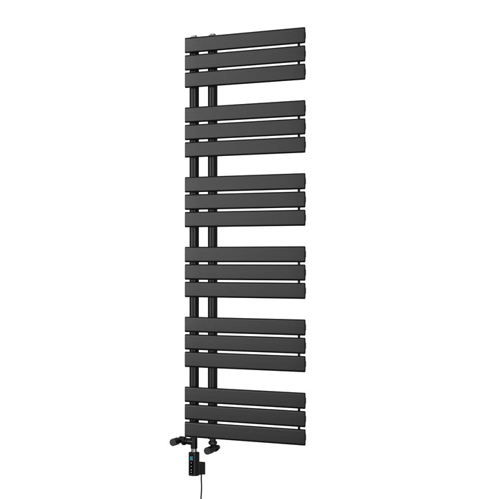 Tristan - Black Dual Fuel Towel Rail H1564mm x W500mm Thermostatic WIFI