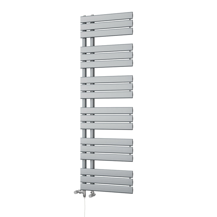 Tristan - Silver Dual Fuel Towel Rail H1564mm x W500mm Standard