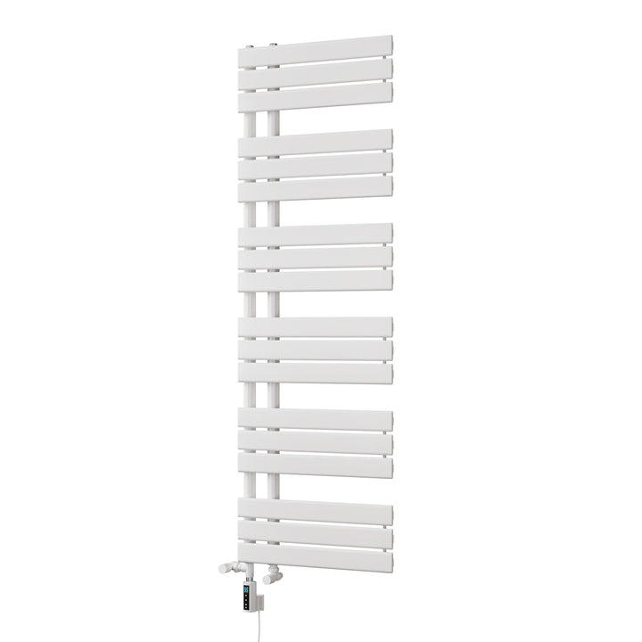 Tristan - White Dual Fuel Towel Rail H1564mm x W500mm Thermostatic WIFI
