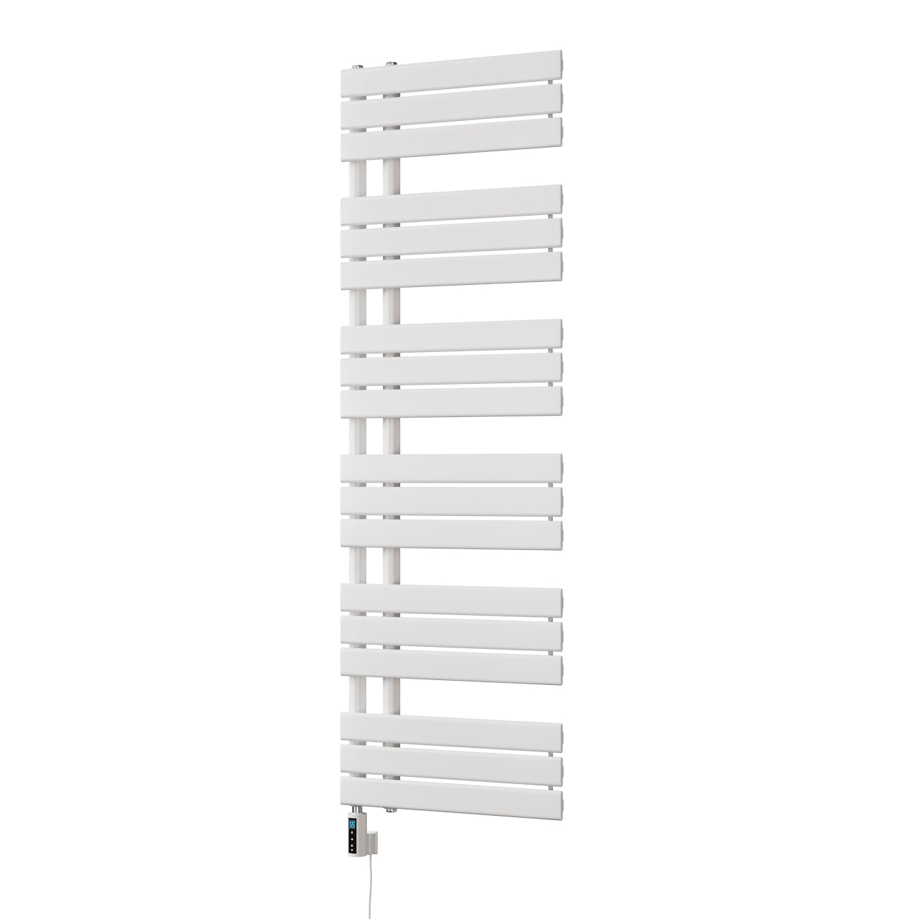 Tristan - White Electric Towel Rail H1564mm x W500mm 600w Thermostatic WIFI