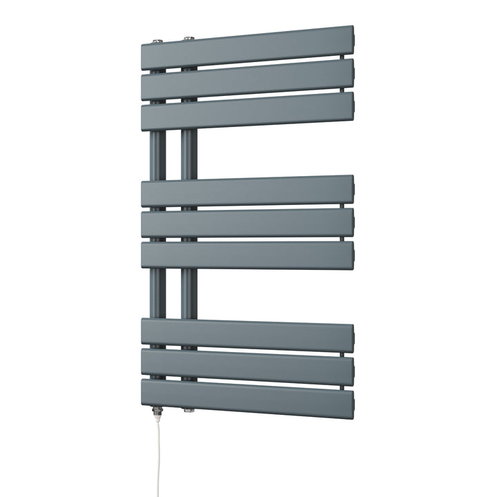 Tristan - Anthracite Electric Towel Rail H816mm x W500mm 300w Standard