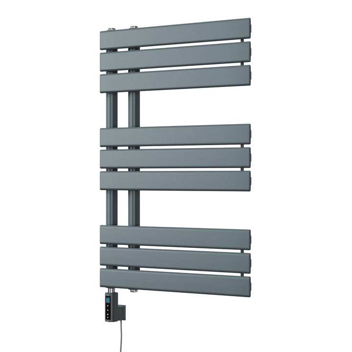 Tristan - Anthracite Electric Towel Rail H816mm x W500mm 300w Thermostatic WIFI