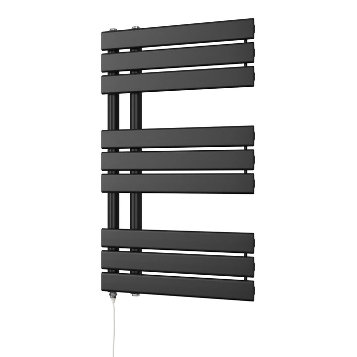 Tristan - Black Electric Towel Rail H816mm x W500mm 300w Standard
