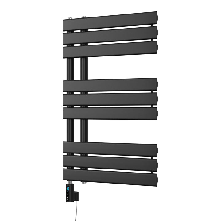 Tristan - Black Electric Towel Rail H816mm x W500mm 300w Thermostatic WIFI