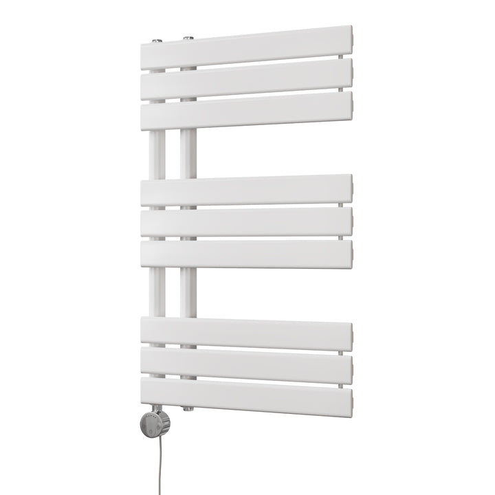 Tristan - White Electric Towel Rail H816mm x W500mm 400w Thermostatic