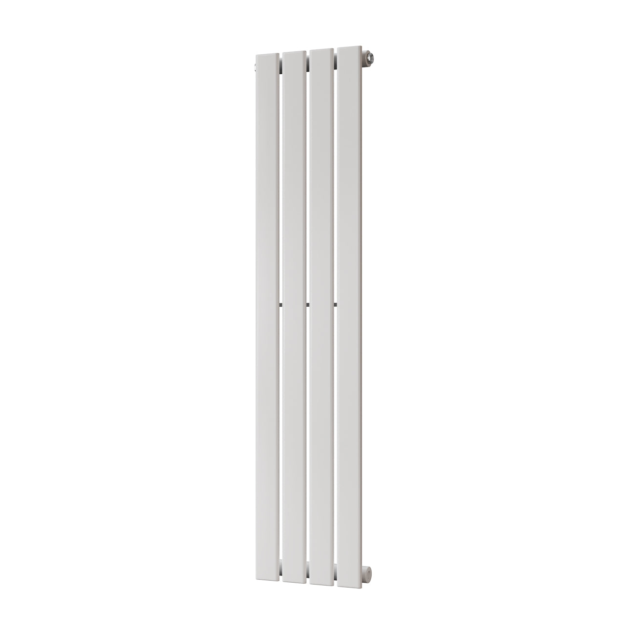 Typhoon - White Designer Radiator H1200mm x W272mm Single Panel - Feet Included