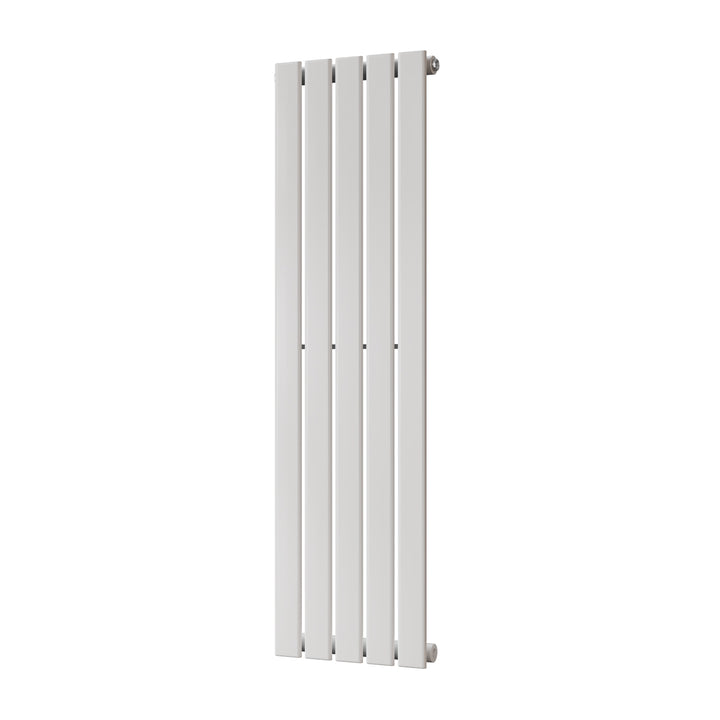 Typhoon - White Designer Radiator H1200mm x W340mm Single Panel - Feet Included