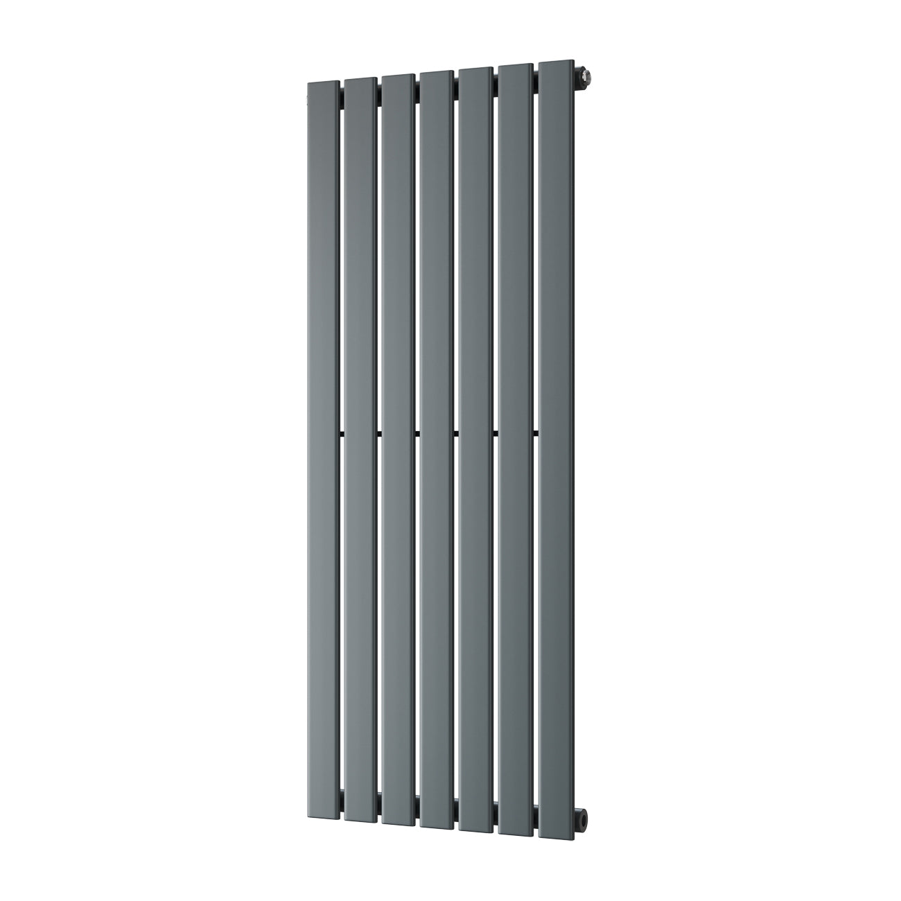 Typhoon - Anthracite Designer Radiator H1200mm x W476mm Single Panel - Feet Included