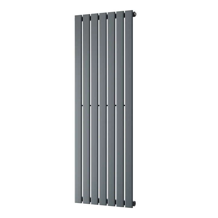 Typhoon - Anthracite Designer Radiator H1400mm x W476mm Single Panel - Feet Included