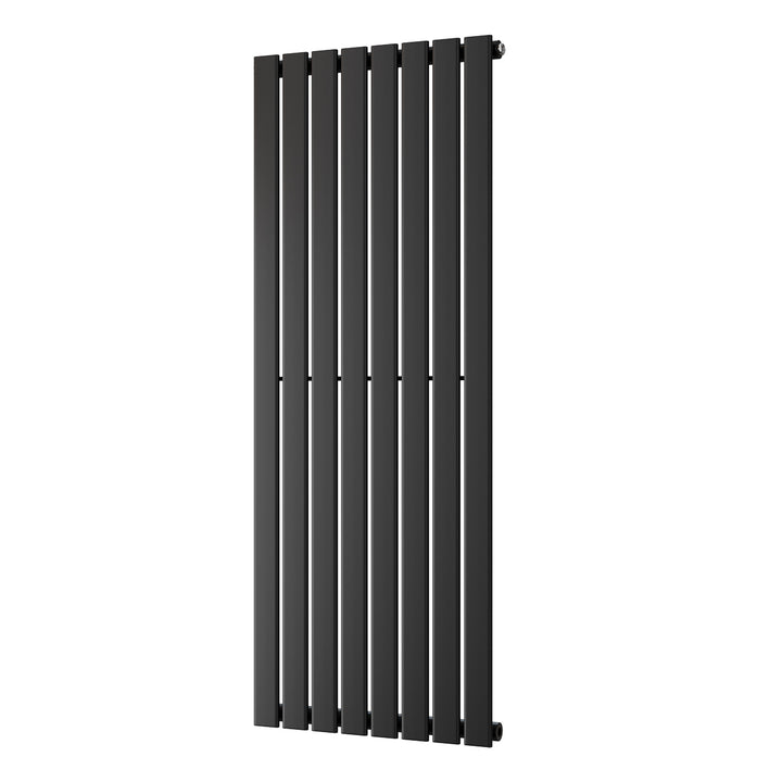 Typhoon - Black Vertical Radiator H1400mm x W544mm Single Panel