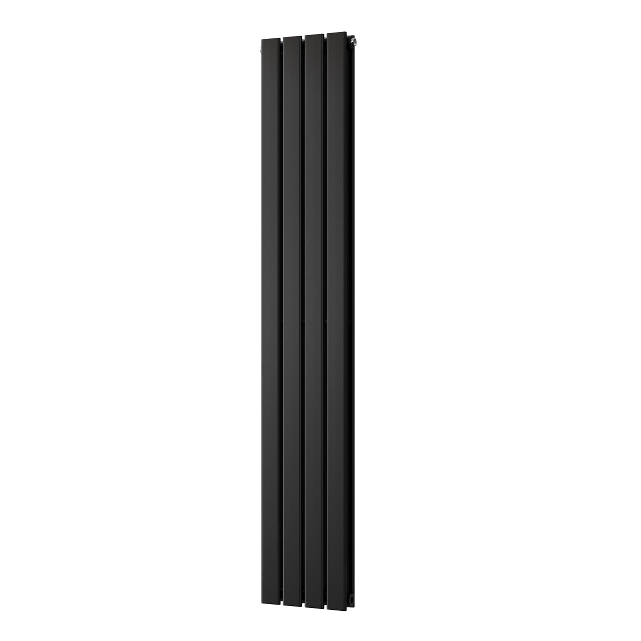 Typhoon - Black Designer Radiator H1600mm x W272mm Double Panel - Feet Included