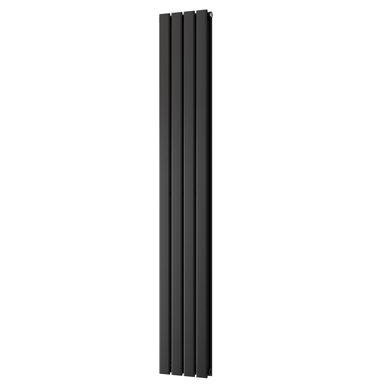 Typhoon - Black Designer Radiator H1800mm x W272mm Double Panel - Feet Included