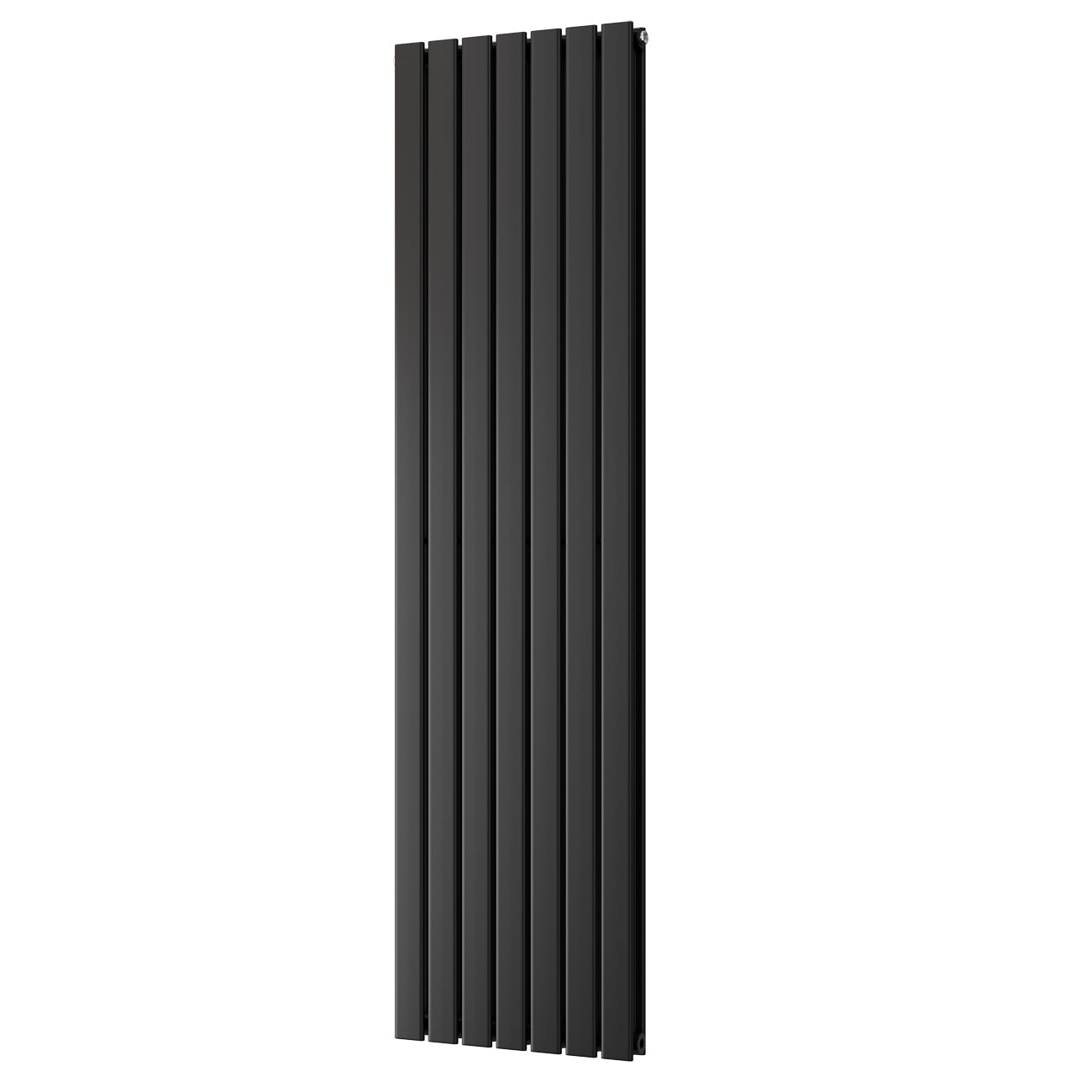 Typhoon - Black Designer Radiator H1800mm x W476mm Double Panel - Feet Included