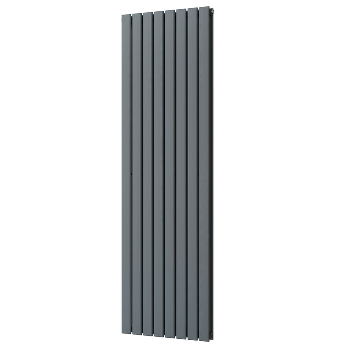 Typhoon - Anthracite Designer Radiator H1800mm x W544mm Double Panel - Feet Included
