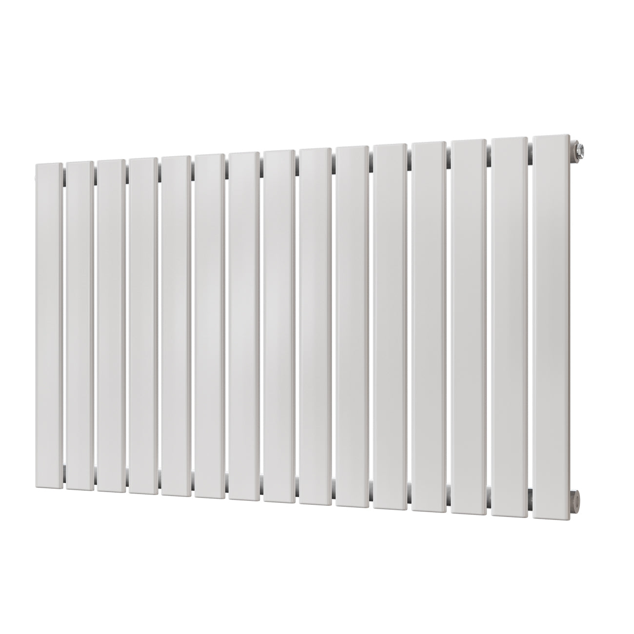 Typhoon - White Designer Radiator H600mm x W1020mm Single Panel - Feet Included