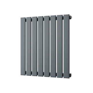 Typhoon matt anthracite horizontal single-panel radiator, 600mm high x 544mm wide