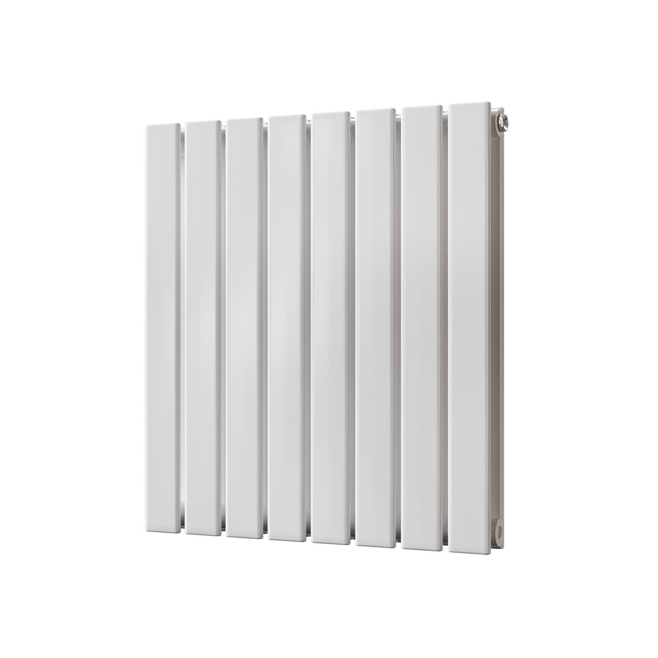 Typhoon - White Designer Radiator H600mm x W544mm Double Panel - Feet Included