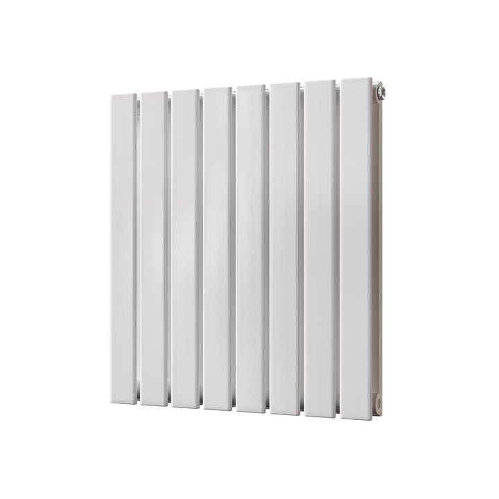 Typhoon - White Designer Radiator H600mm x W544mm Double Panel - Feet Included